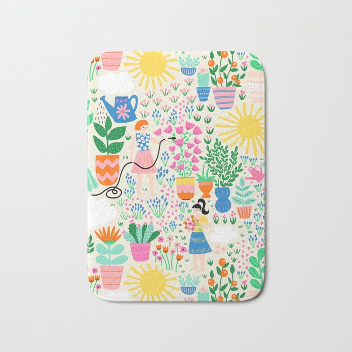 The Love Of Gardening Bath Mat Gallery Image 1