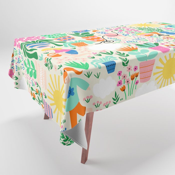 The Love Of Gardening Tablecloth Gallery Image 1