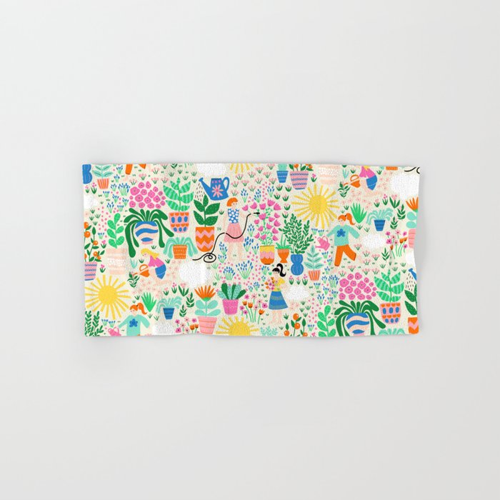 The Love Of Gardening Bath Towel Gallery Image 1