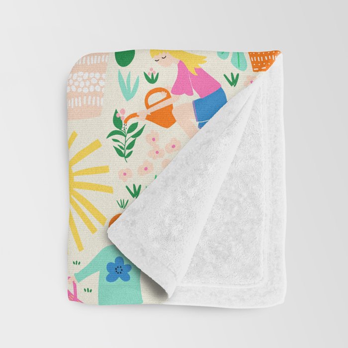 The Love Of Gardening Throw Blanket Gallery Image 3