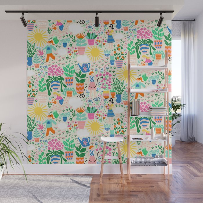 The Love Of Gardening Wall Mural Gallery Image 1