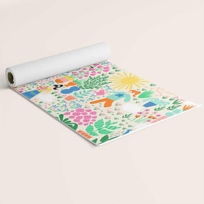 The Love Of Gardening Yoga Mat Gallery Image 2
