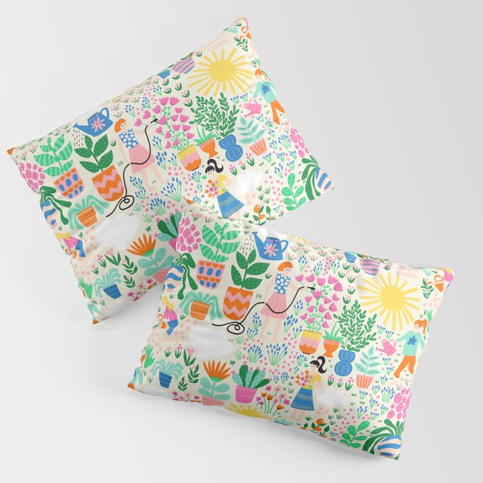 The Love Of Gardening Pillow Sham Gallery Image 1