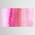 Modern abstract blush pink watercolor paint pattern Tablecloth Gallery Image 2