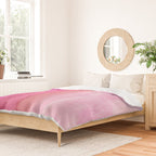 Modern abstract blush pink watercolor paint pattern Duvet Cover Gallery Image 2