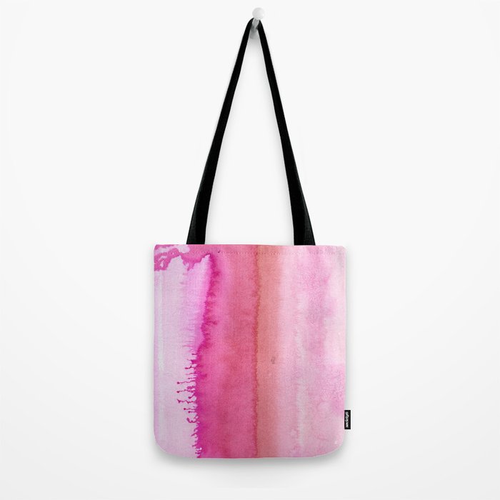 Modern abstract blush pink watercolor paint pattern Tote Bag Gallery Image 2
