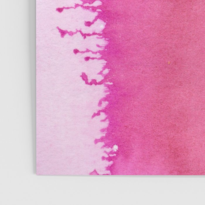 Modern abstract blush pink watercolor paint pattern Poster Gallery Image 3