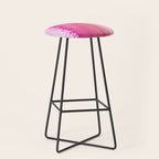 Modern abstract blush pink watercolor paint pattern Stool Gallery Image 1