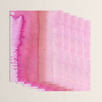 Modern abstract blush pink watercolor paint pattern Wrapping Paper Gallery Image 3