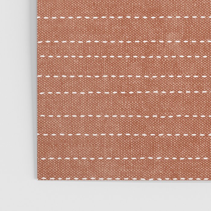 stitched stripes - ginger Poster Gallery Image 3