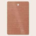 stitched stripes - ginger Cutting Board Gallery Image 1