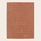 stitched stripes - ginger Poster Gallery Image 4
