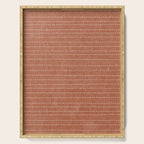 stitched stripes - ginger Serving Tray Gallery Image 1