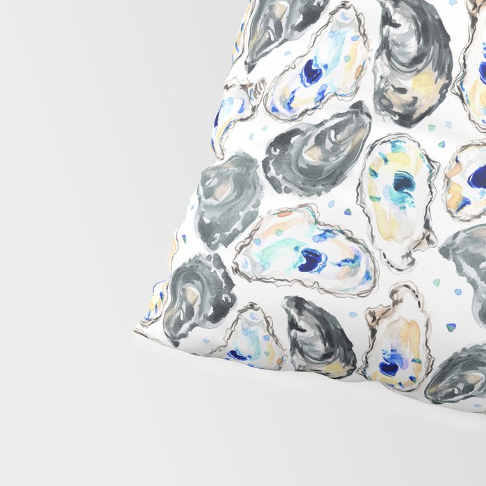 Coastal Oysters Pillow Sham Gallery Image 4