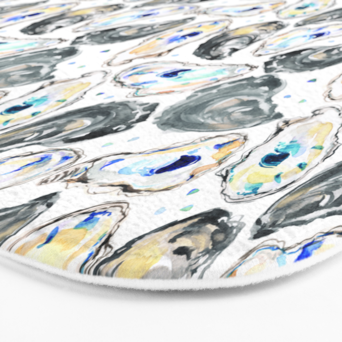 Coastal Oysters Bath Mat Gallery Image 3