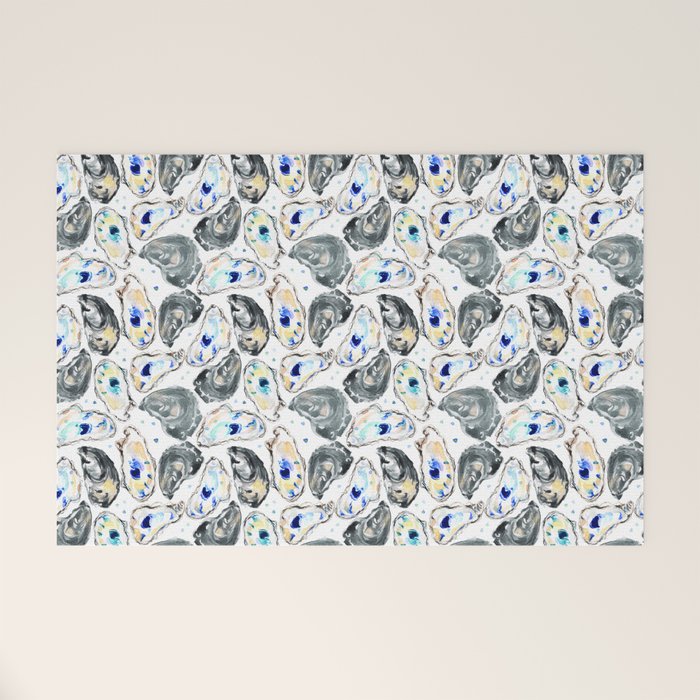 Coastal Oysters Welcome Mat Gallery Image 1