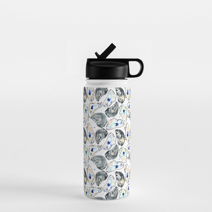 Coastal Oysters Water Bottle Gallery Image 1