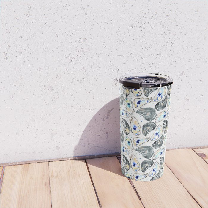 Coastal Oysters Travel Mug Gallery Image 4