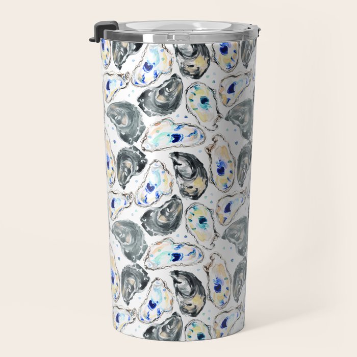 Coastal Oysters Travel Mug Gallery Image 3