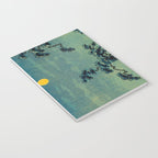 Tsuchiya Koitsu Maiko Seashore Japanese Woodblock Print Night Time Moon Over Ocean Sailboat Notebook Gallery Image 3