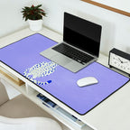 Periwinkle Cheetah Desk Mat Gallery Image 2