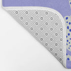 Periwinkle Cheetah Bath Mat Gallery Image 2