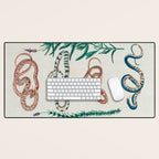 Seba Albertus Snakes With Plants  Desk Mat Gallery Image 1