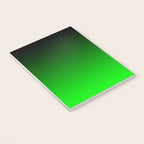 Black Lime Green Neon Nights Ombre Notebook Gallery Image 3