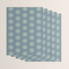 Boho Summer Sun Pattern V Neutral Blue Sage Green Wrapping Paper Gallery Image 3