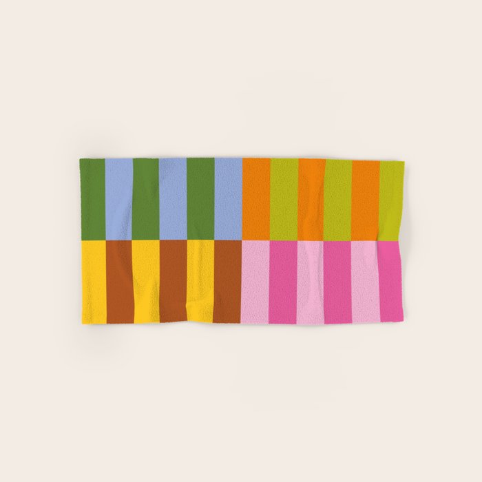 Split Stripes Color Symphony Bath Towel Gallery Image 1