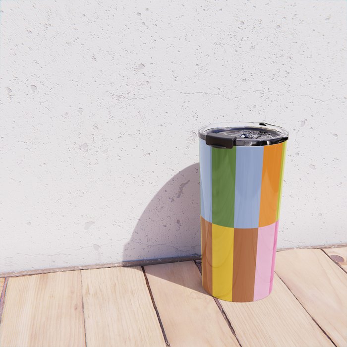 Split Stripes Color Symphony Travel Mug Gallery Image 4