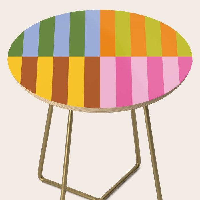 Split Stripes Color Symphony Side Table Gallery Image 2