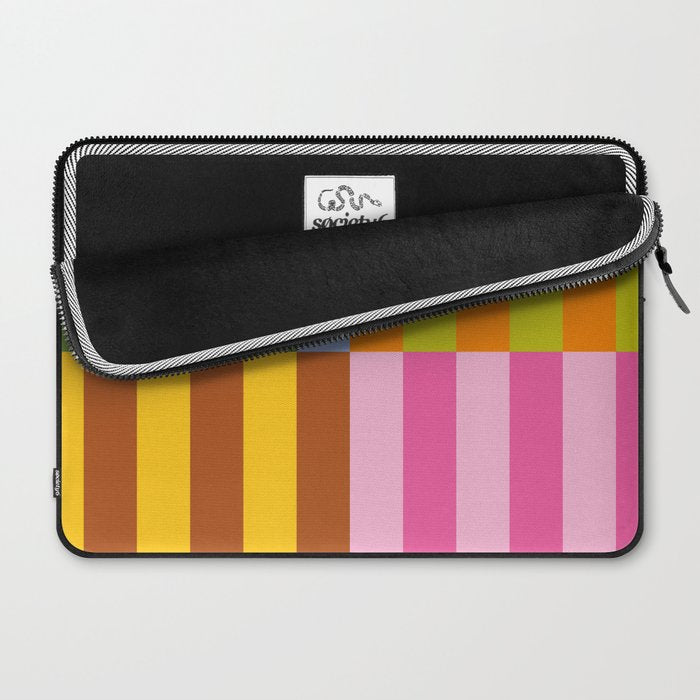 Split Stripes Color Symphony Laptop Sleeve Gallery Image 2