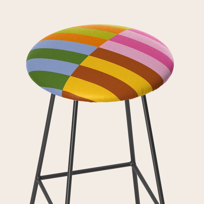 Split Stripes Color Symphony Stool Gallery Image 2