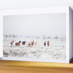 Winter Horses Wall Mural Gallery Image 2