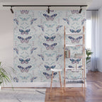 Butterflies painting Wall Mural Gallery Image 1