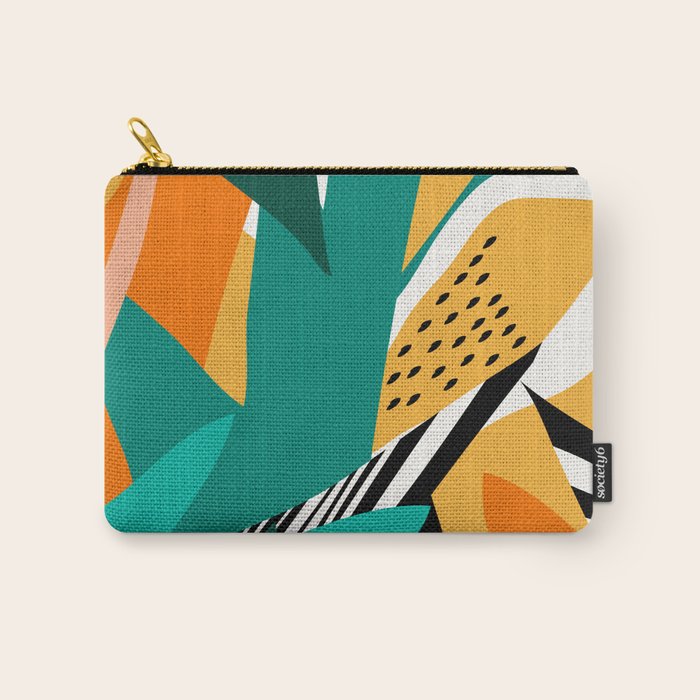 Jungle Abstract Carry All Pouch Gallery Image 1