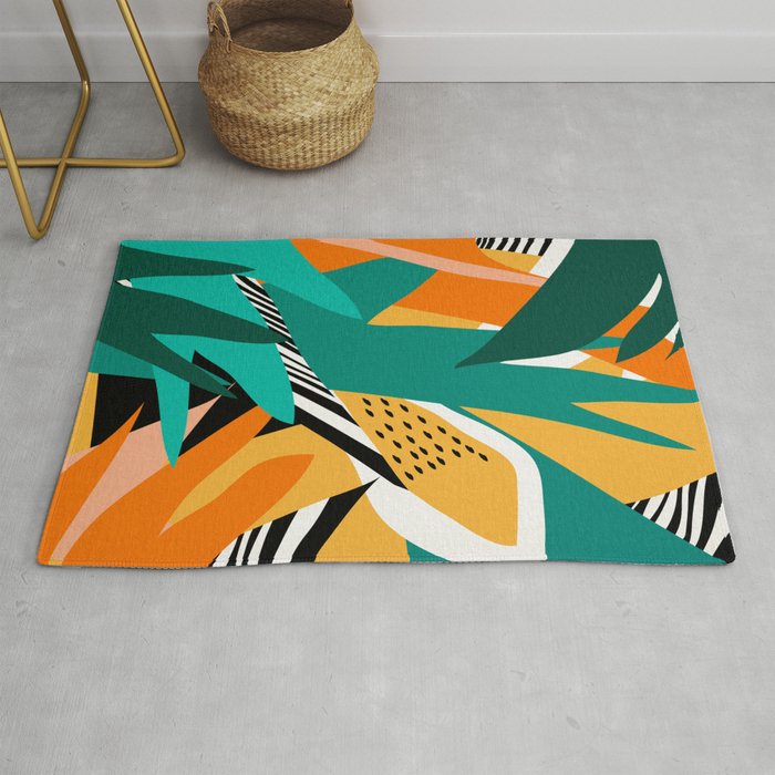 Jungle Abstract Rug Gallery Image 1