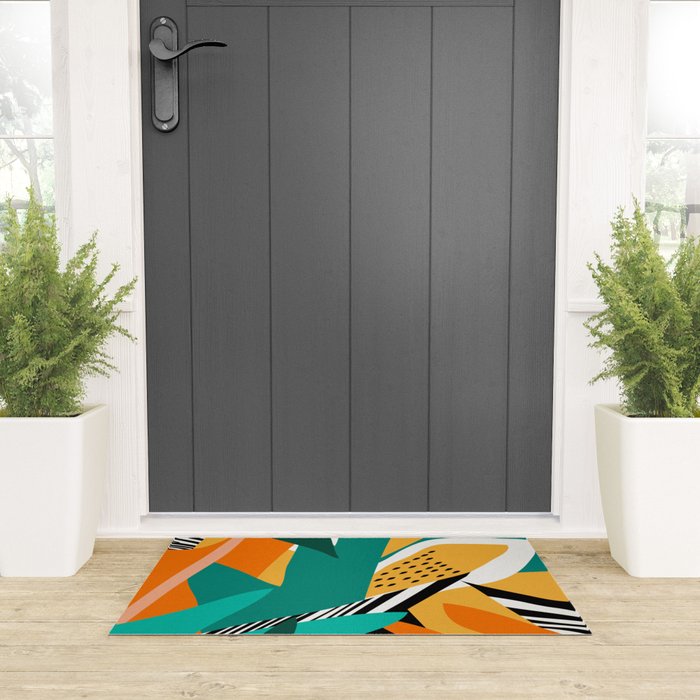 Jungle Abstract Welcome Mat Gallery Image 3