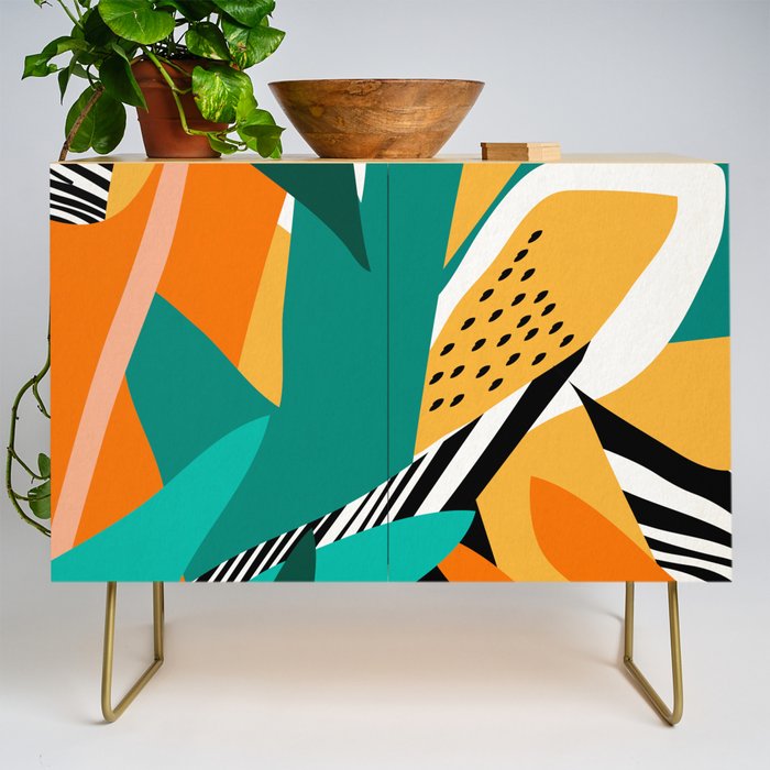 Jungle Abstract Credenza Gallery Image 1
