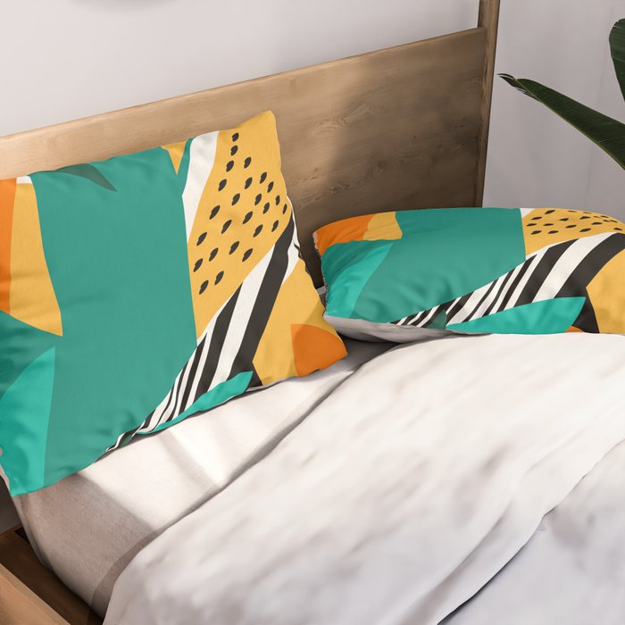 Jungle Abstract Pillow Sham Gallery Image 2