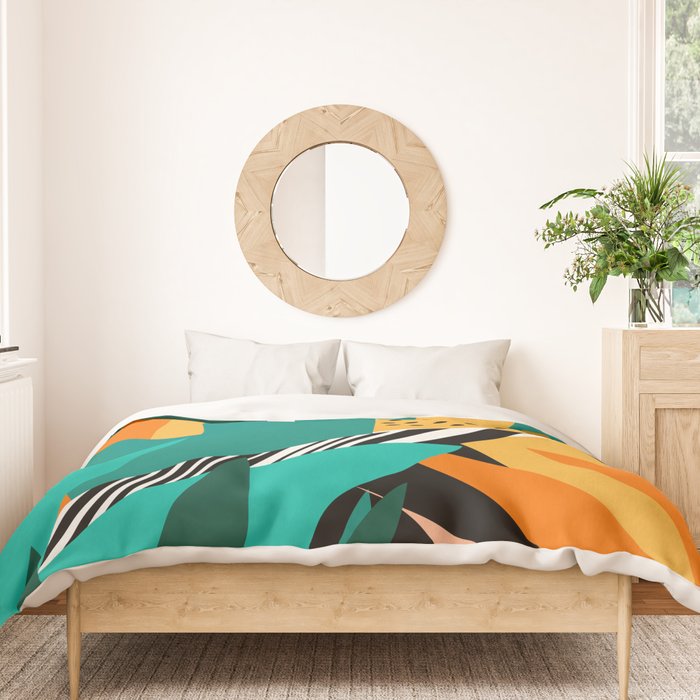 Jungle Abstract Duvet Cover Gallery Image 3