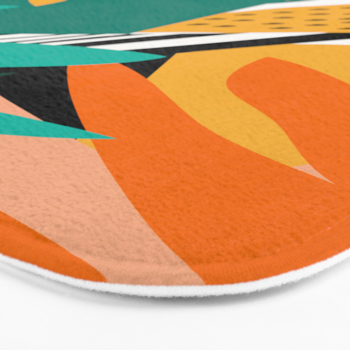 Jungle Abstract Bath Mat Gallery Image 3