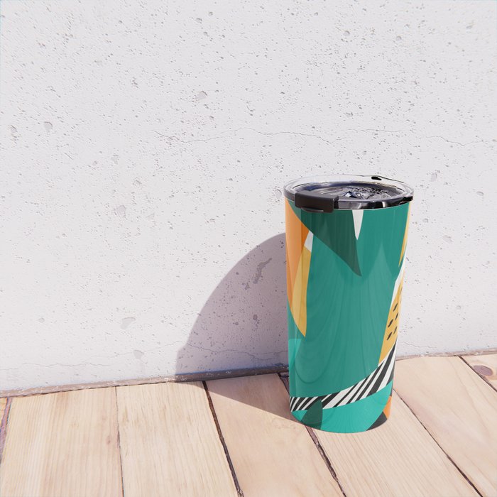 Jungle Abstract Travel Mug Gallery Image 4