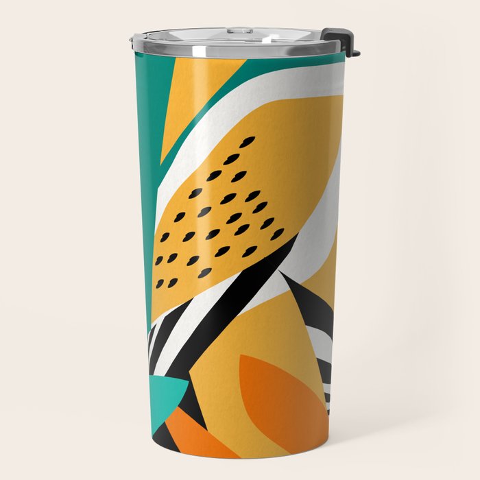 Jungle Abstract Travel Mug Gallery Image 2