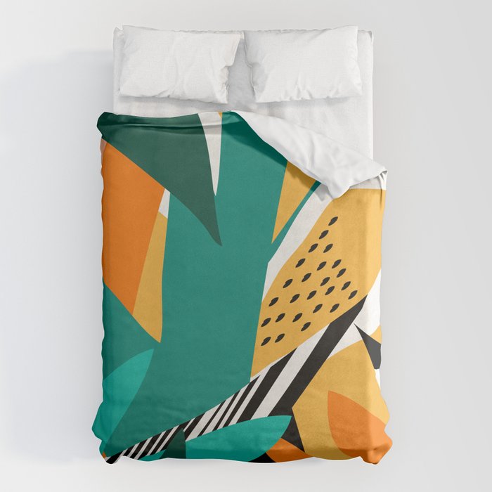 Jungle Abstract Duvet Cover Gallery Image 1