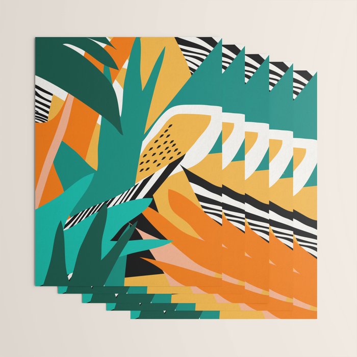 Jungle Abstract Wrapping Paper Gallery Image 3