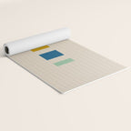 four elements II tweed and primary colors Yoga Mat Gallery Image 2