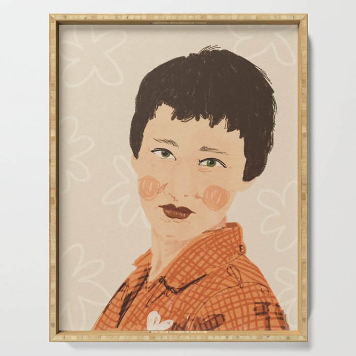 Halina Poswiatowska.  Serving Tray Gallery Image 1