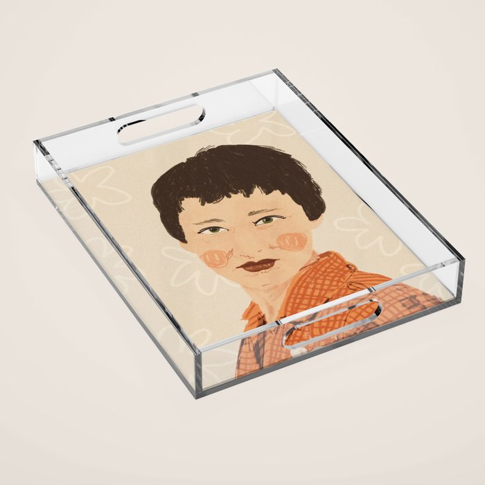 Halina Poswiatowska.  Acrylic Tray Gallery Image 1